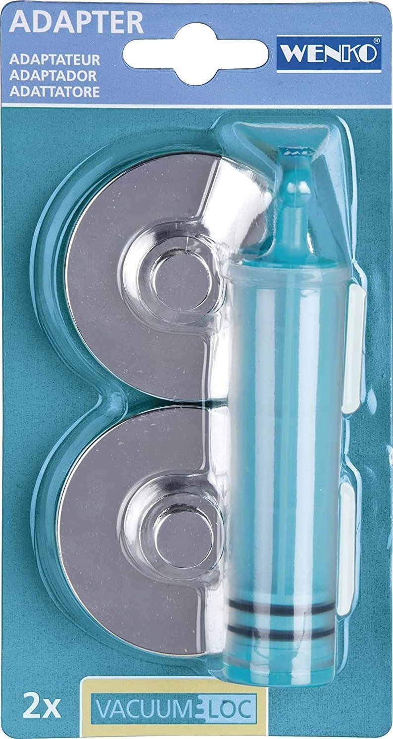 Wenko Elementy montażowe Vacuum-Loc Shiny, adapter - baza do serii Premium i Classic, WENKO