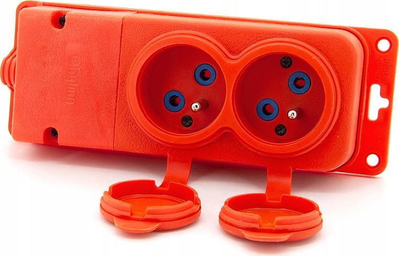 ELS Elektrotechnika ELS ELEKTROTECHNIKA/ BYLION DWÓJNIK GUMOWY LISTWA GNIAZDO GUMOWE ROZGAŁĘŹNIK TRGP-2