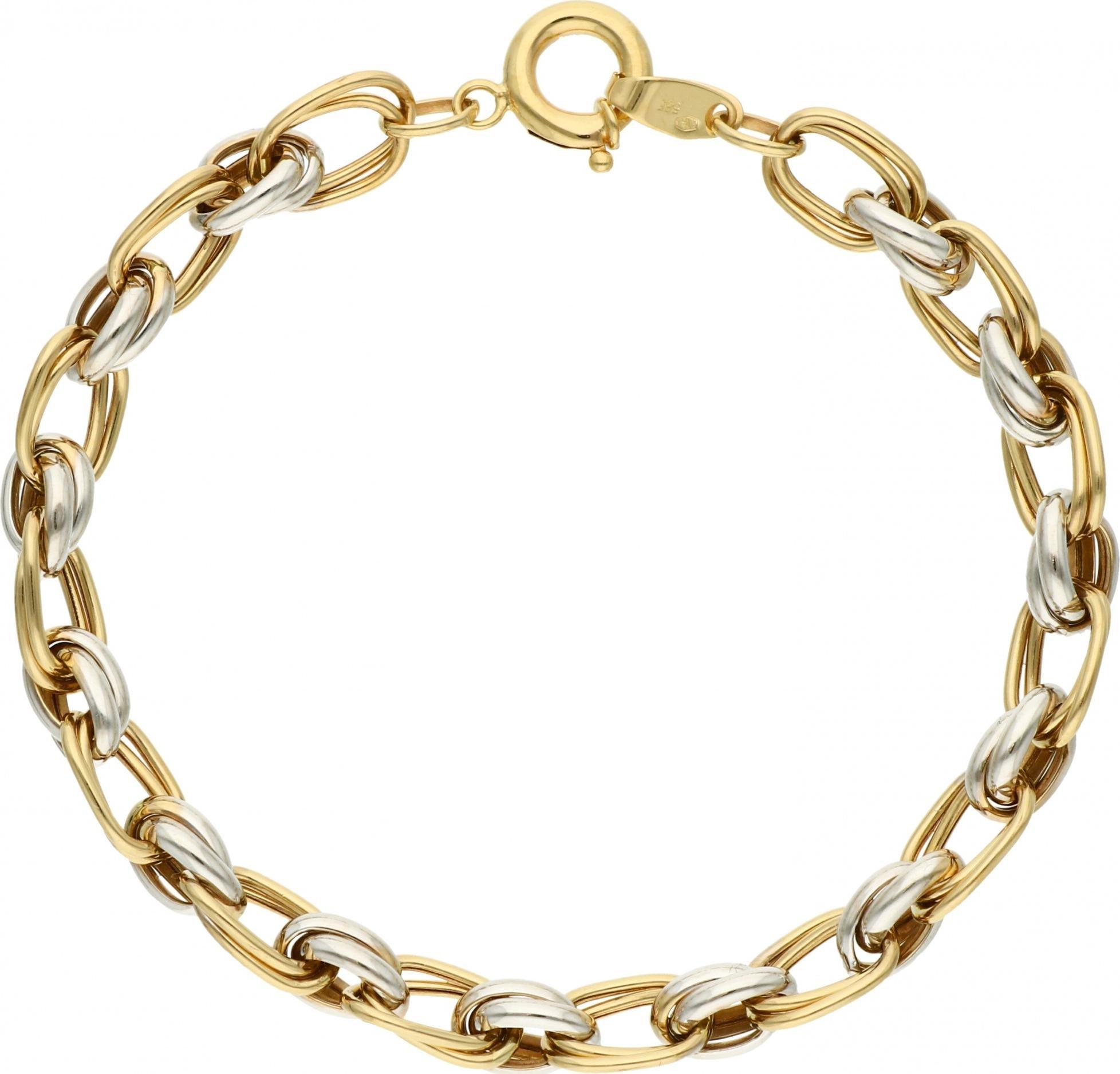 Rosanto Piękna elegancka złota bransoletka 19 cm 585 14k