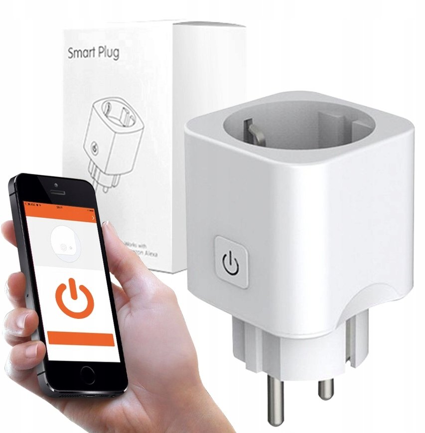 Programator czasowy INTELIGENTNE gniazdko smart WiFi TUYA Timer Watomierz