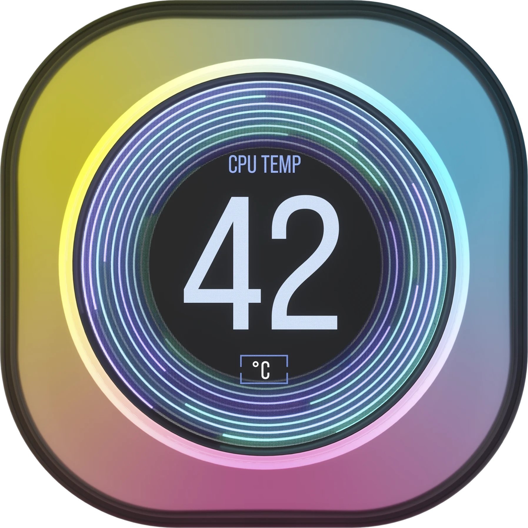 Corsair Czarny moduł LCD iCUE LINK RGB