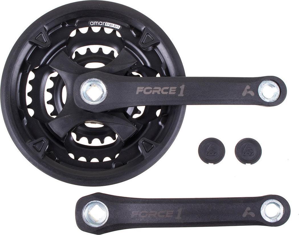 Amar Mechanizm korbowy FORCE 1 24-34-42T 170mm czarny z osłoną Uniwersalny
