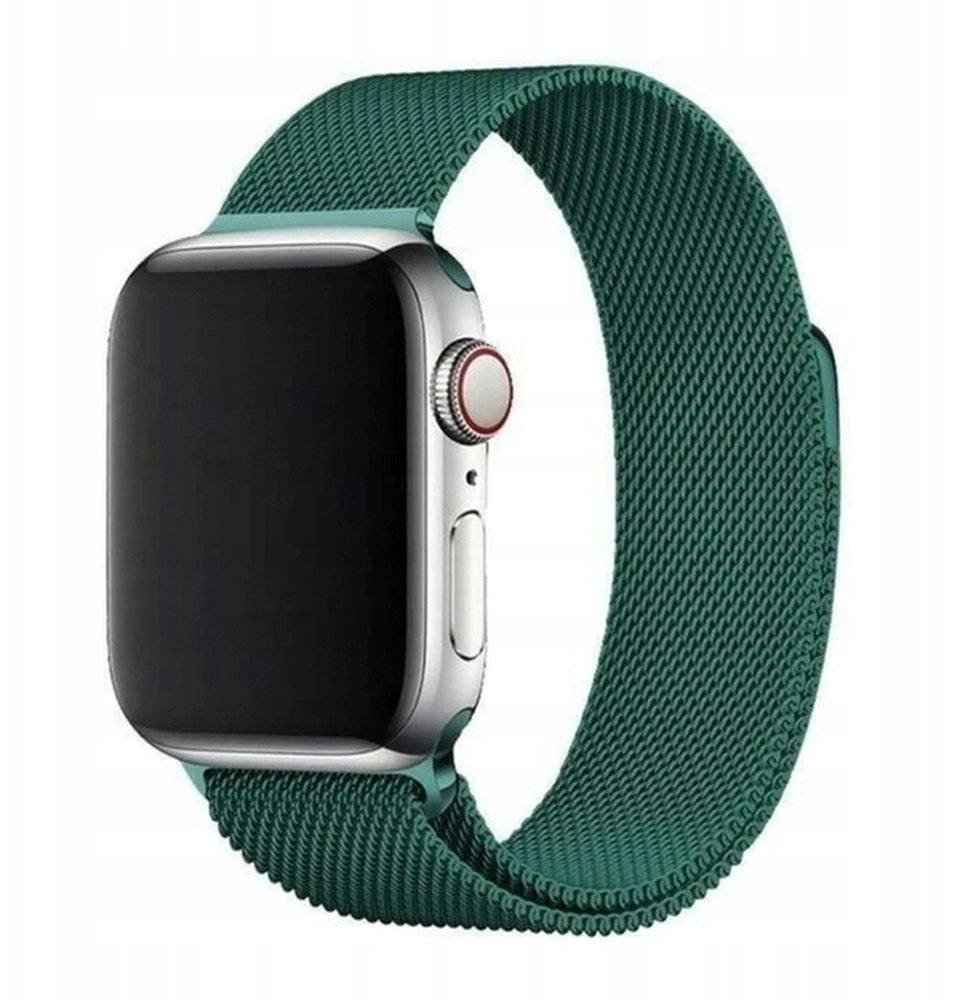 Hurtel MAGNETIC STRAP PASEK DO WATCH 6 / 5 / 4 / 3 / 2 / SE (40MM / 38MM) MAGNETYCZNA OPASKA BRANSOLETA BRANSOLETKA zielony