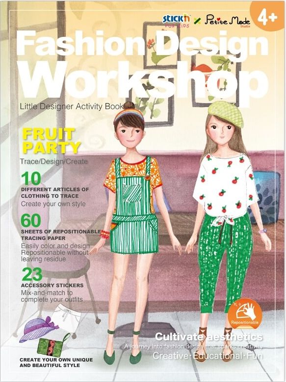 Stickn Mała Projektantka Mody Stroje Wizytowe - zeszyt kreatywny