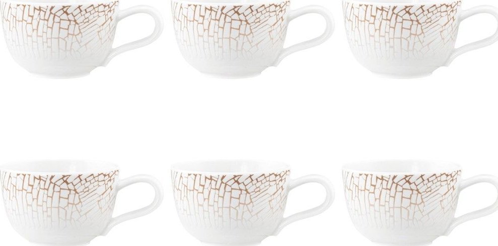 Zestaw 6 filiżanek do espresso 90ml biały - porcelana Seltmann