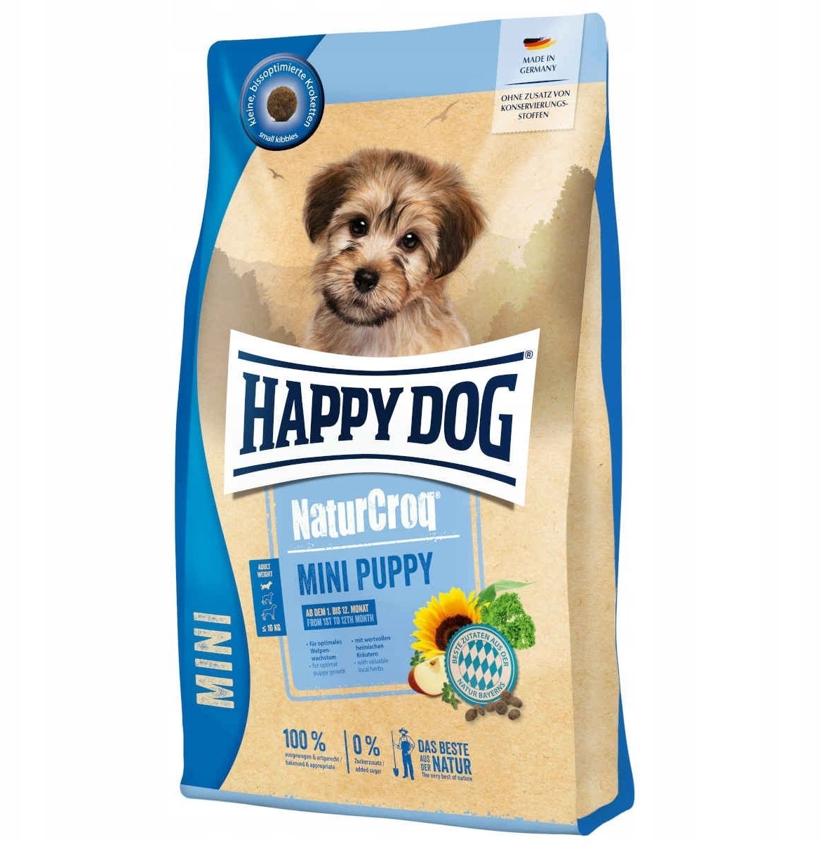 NaturCroq Mini Puppy, karma sucha, dla szczeniąt małych ras pow. 6 tyg, 800 g