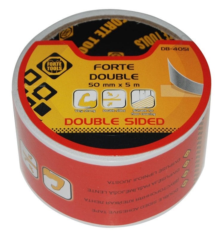TWO-SIDED ADHESIVE TAPE 5M X 50 MM FO