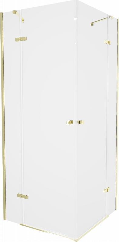 Mexen Mexen Roma Duo kabina prysznicowa uchylna 80 x 70 cm, transparent, złoty - 854-080-070-50-00-02