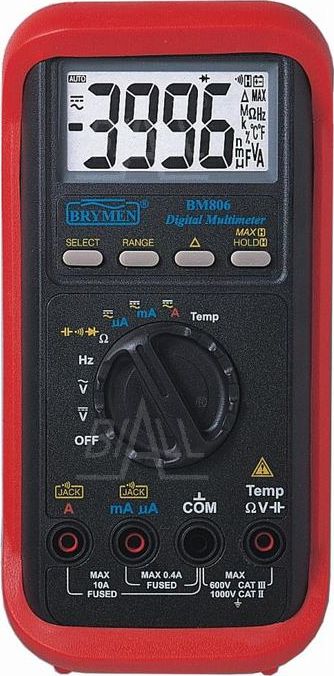 Brymen Multimetr miernik BM806 BRYMEN duży wyświetlacz Brymen multimetr bm806