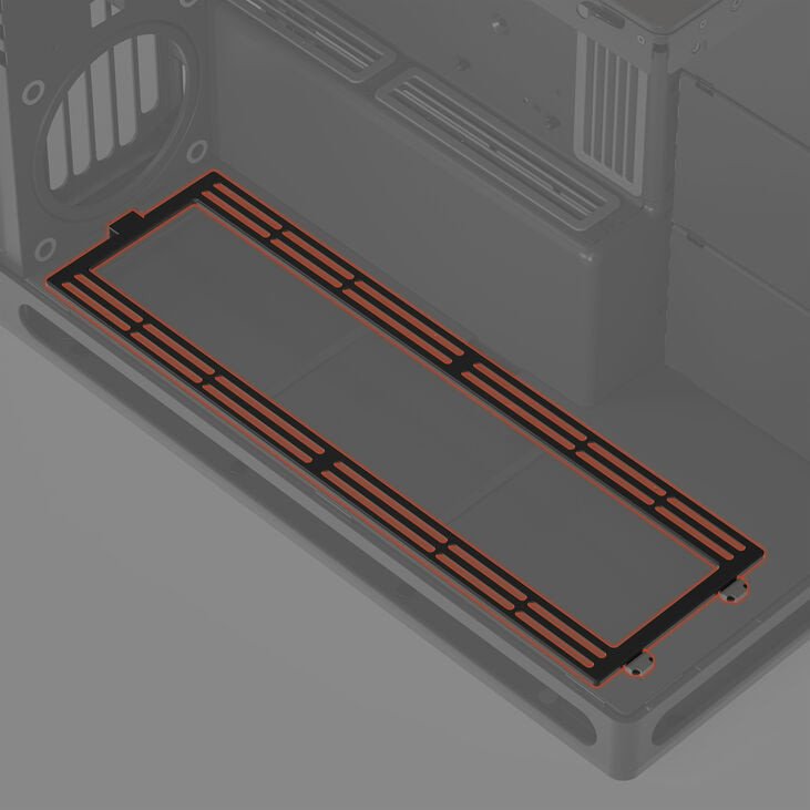 HAVN HS 420 Untere Lfterhalterung - schwarz