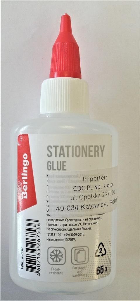 Berlingo Klej papierniczy 65g płynny z dozownikiem