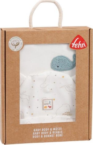 Fehn Zestaw - body i czapka, r. 50-56, z kolekcji: