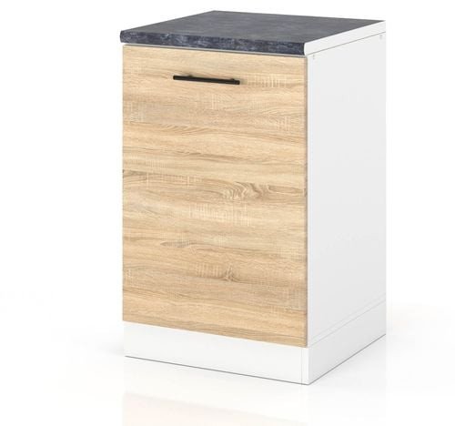 Szafka Kuchenna Stojąca Z Blatem Szafka Cargo 50cm Spremium Dąb Sonoma