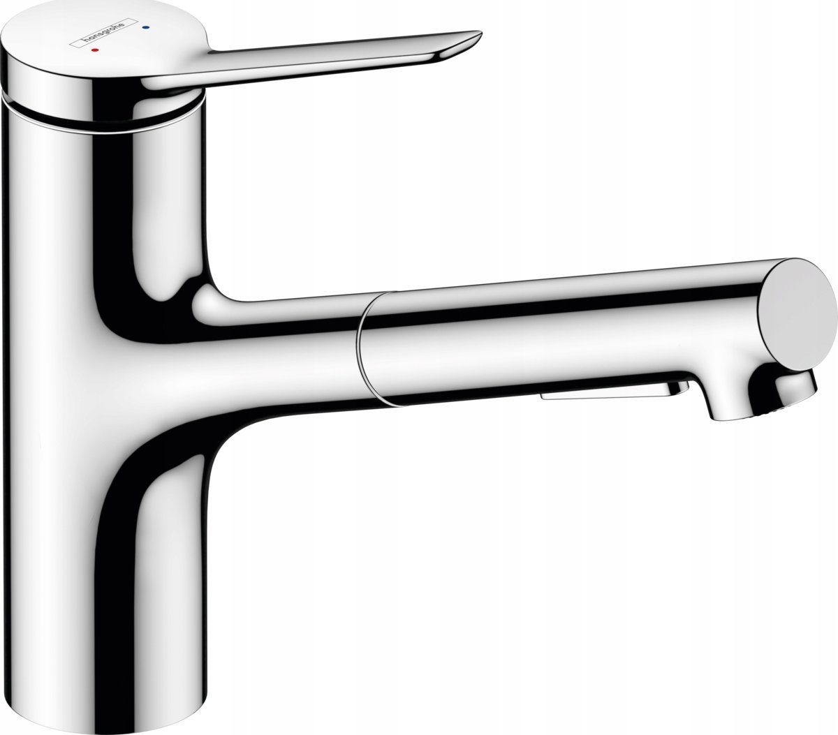 Bateria kuchenna Hansgrohe Hansgrohe Zesis M33 Single lever Kitch.Mix.150 2jet pull-o spray