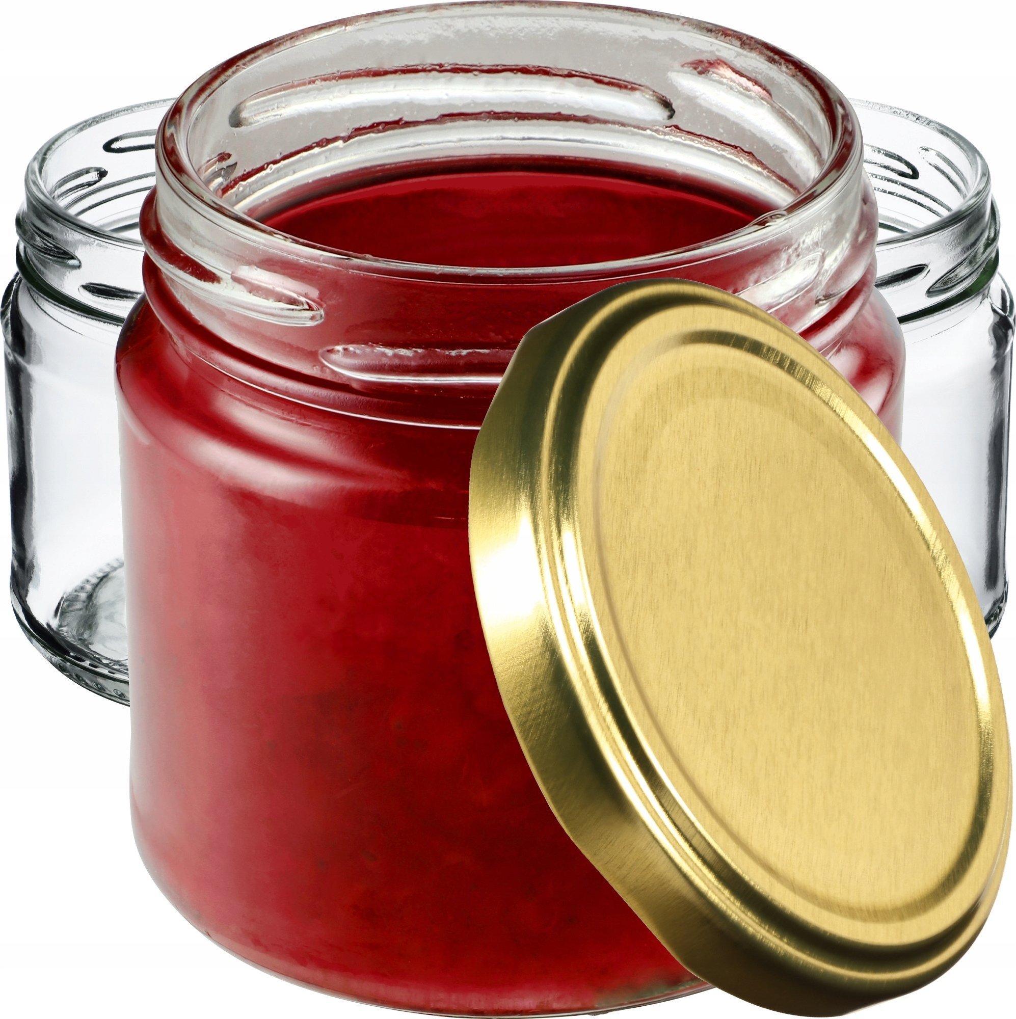 Kadax 100x Słoik 200ml + Zakrętka fi66 Na Przetwory Dżem
