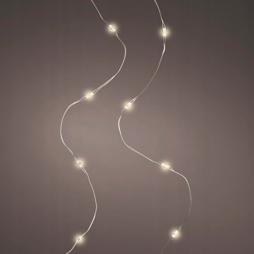 Lampki choinkowe Kaemingk 200 LED białe