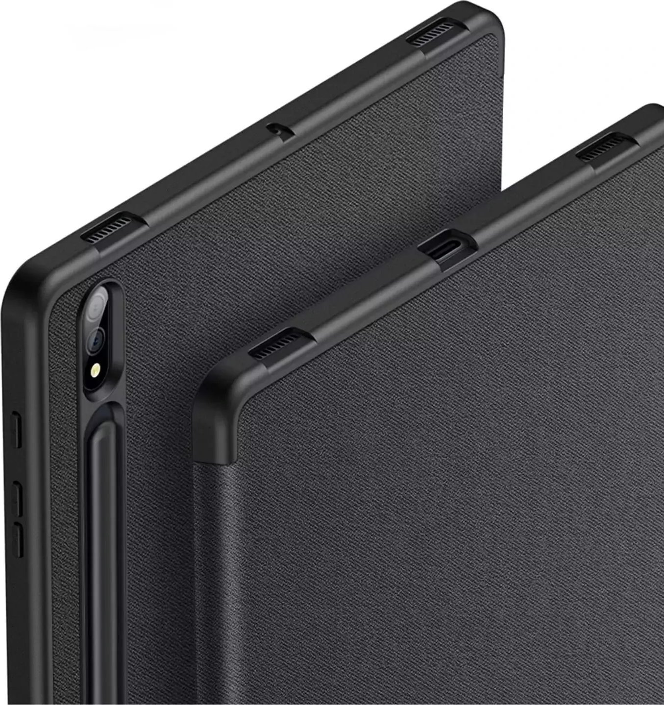 Etui na tablet Dux Ducis Etui Dux Ducis Domo składane z miejscem na rysik do Samsung Galaxy Tab S9 Plus czarne