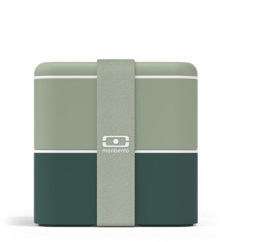 MB-Lunchbox Bento Square FR, Natural Green