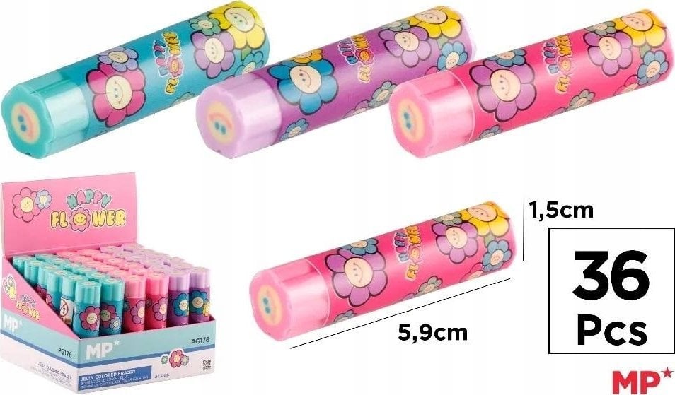 Teka Gumka do ¶cierania Happy Flower (36szt)