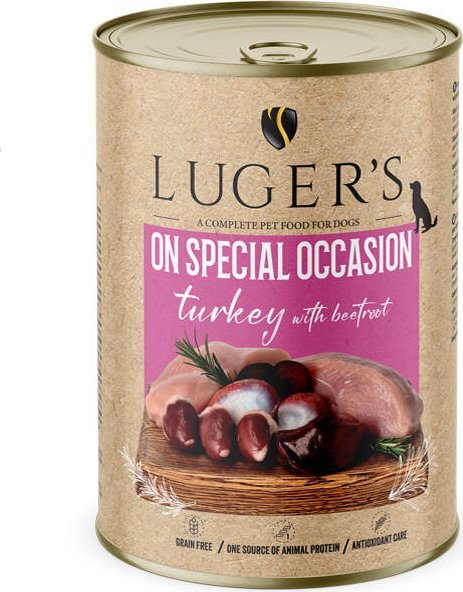 Karma mokra dla psa Luger's On Special Occasion indyk z burakiem 400 g