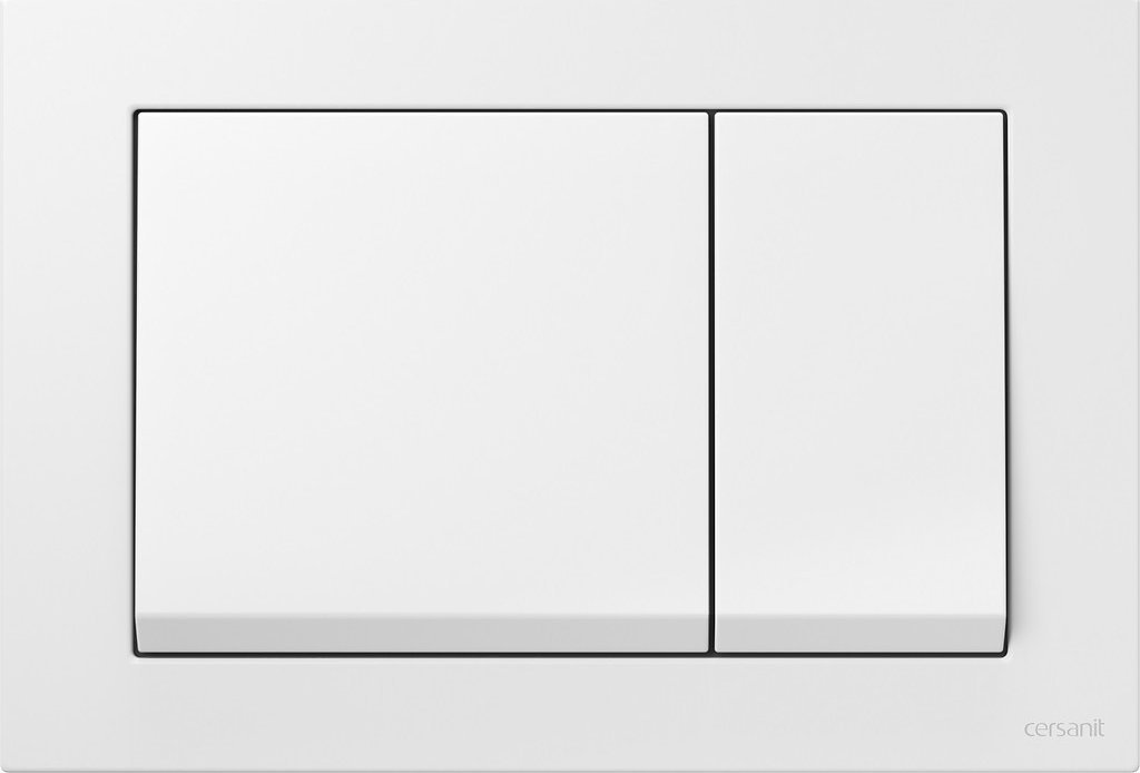 Przycisk spłukujący K97-516 / CERSANIT / ENTER II / PRZYCISK BIAŁY /