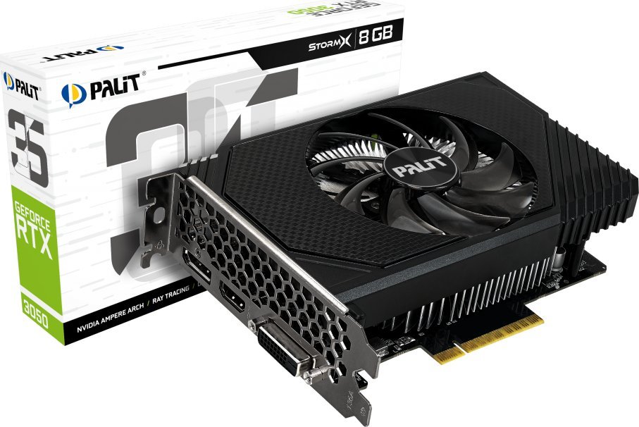Karta graficzna Palit GeForce RTX 3050 StormX 8GB GDDR6 (NE63050018P1-1070F)
