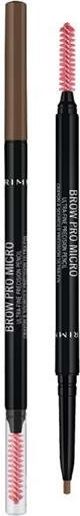 Rimmel RIMMEL_Brow Pro Micro wysywana kredka do brwi 02 Soft Brown 0,09g