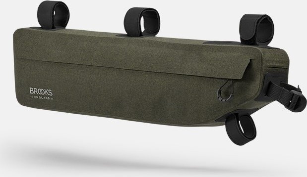 Brooks Torba na ramę BROOKS SCAPE FRAME BAG LARGE, Mud Green, Pojemność 3,5L, Mocowanie na paskach, Wodoodporna (NEW)