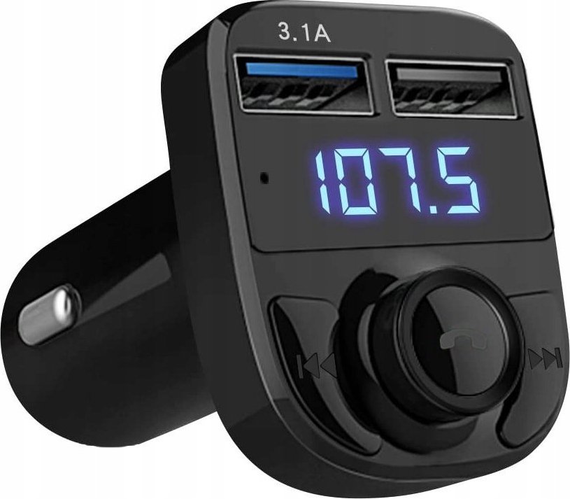 Transmiter FM Verk TRANSMITER FM SD MP3 BLUETOOTH ŁADOWARKA 2xUSB