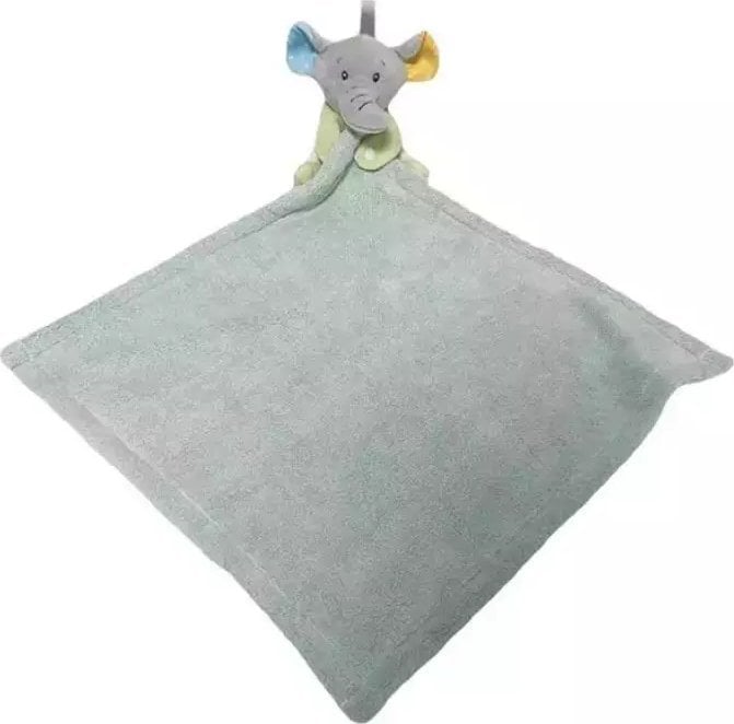 TULILO - RĘCZNICZEK SŁOŃ SZARY 35X35CM