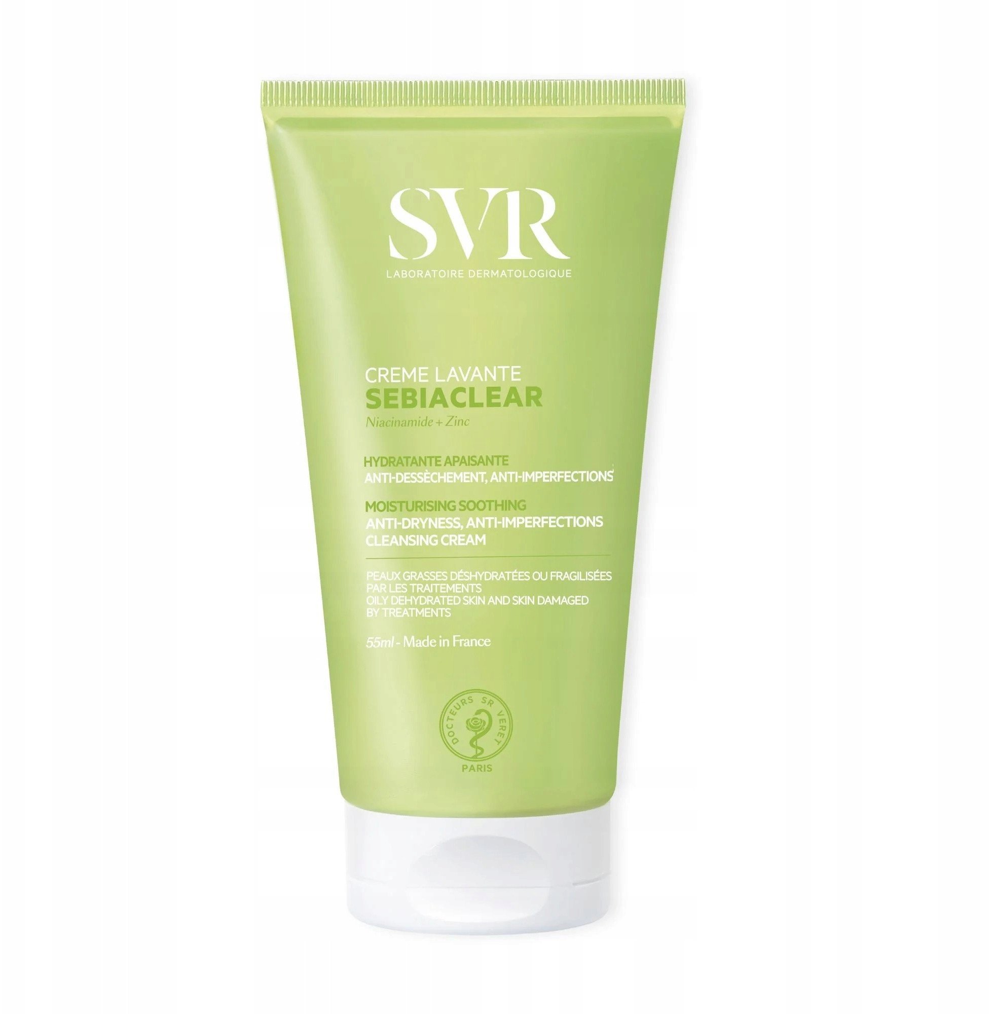 SVR_Creme Lavante krem oczyszczający do twarzy nawilżająco-wygładzający 200ml