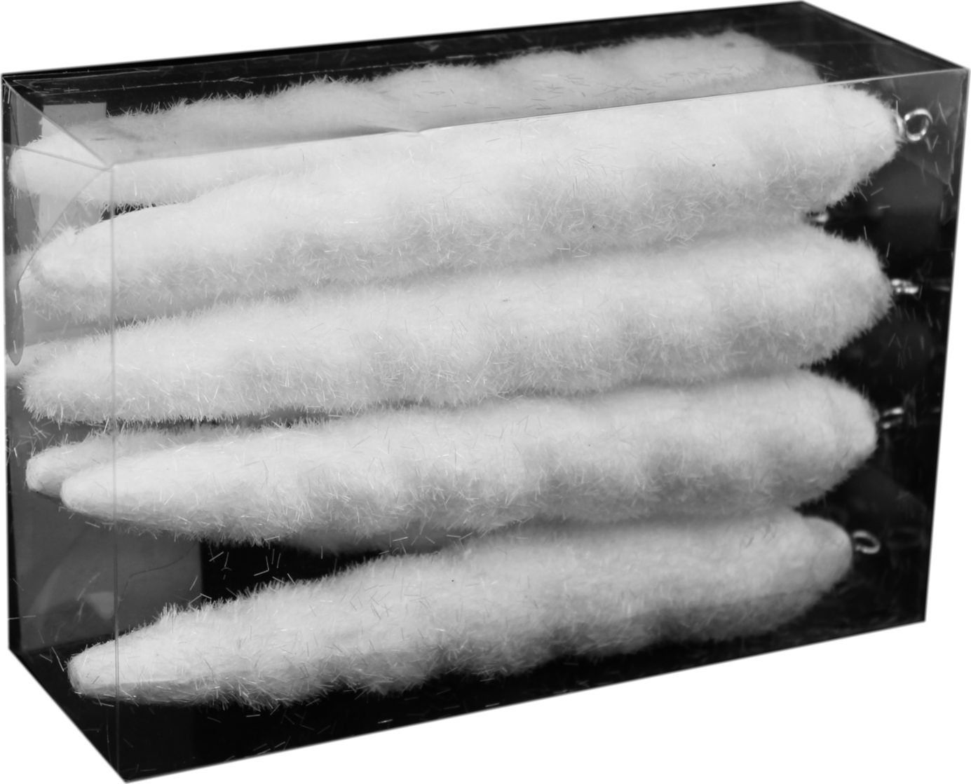 BOMBKI ZAWIESZKI NA CHOINKĘ - SOPLE 8 SZT. 15 CM uniwersalny