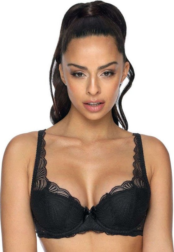 MAT Lingerie Biustonosz usztywniany czarny Lou M-3343/22 75D