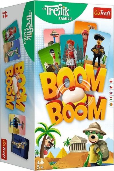 Trefl PROMO Boom Boom Rodzina Treflików gra 02122 Trefl p8