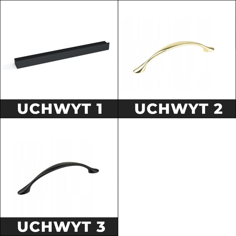 Meble Kuchenne Białe Z Drewnem Remino 2.6m Nowoczesne Modułowe Dąb Wotan