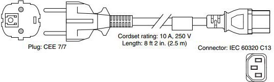 Kabel zasilający Cisco (Europe), C13, CEE 7, 1.5M (CAB-ACE=)