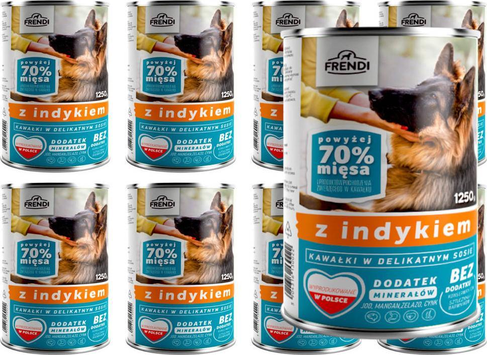 Frendi Frendi kawałki w delikatnym sosie z indykiem 8x1250g