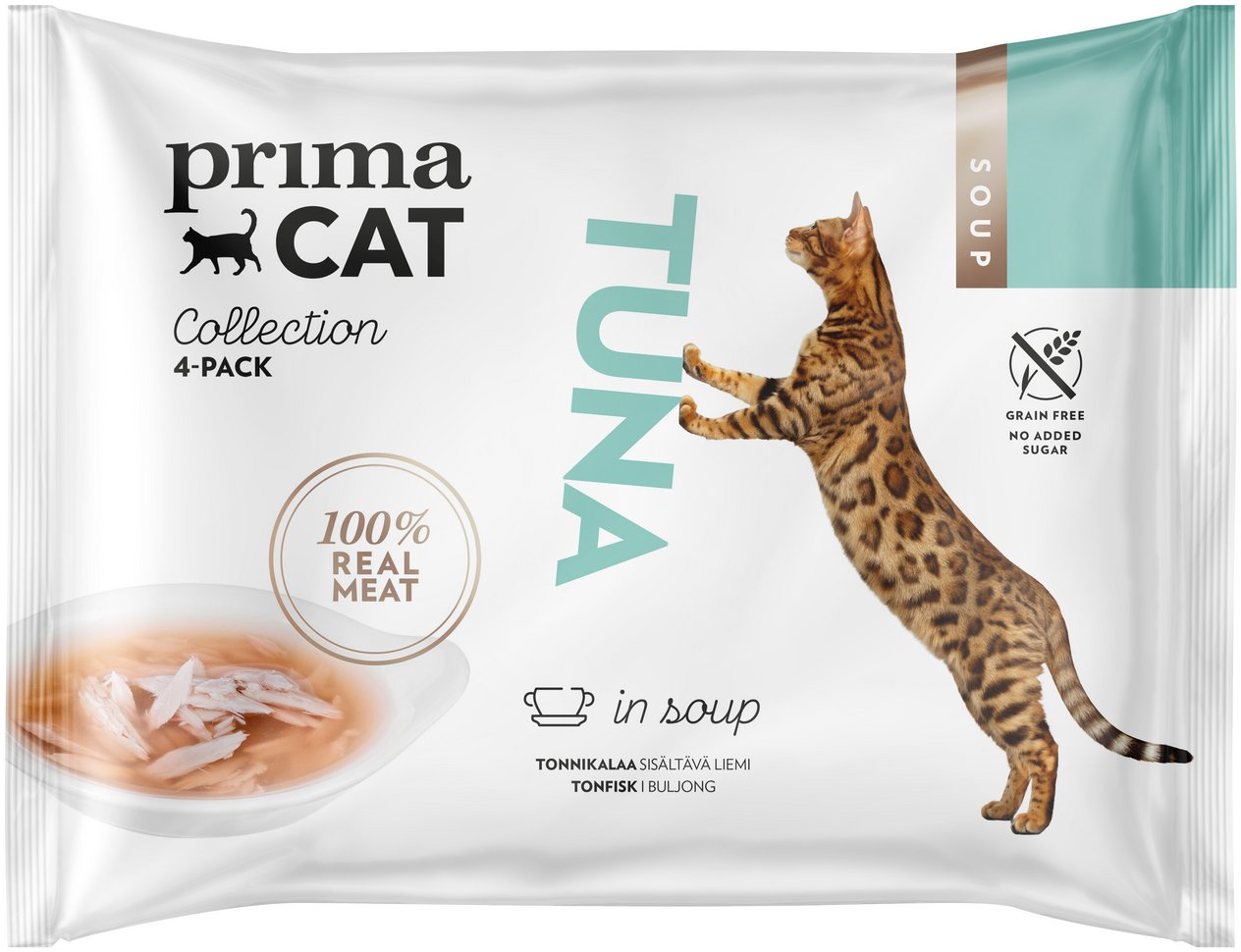 PRIMACAT SOUP TUNA 4X40GR