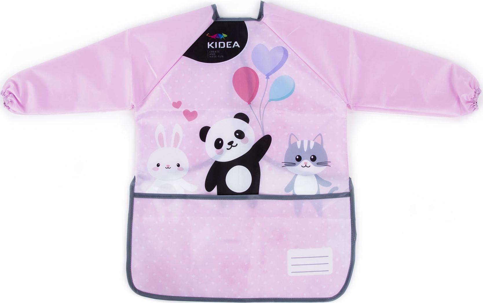 Derform Fartuszek do malowania z rękawami Misie Kidea