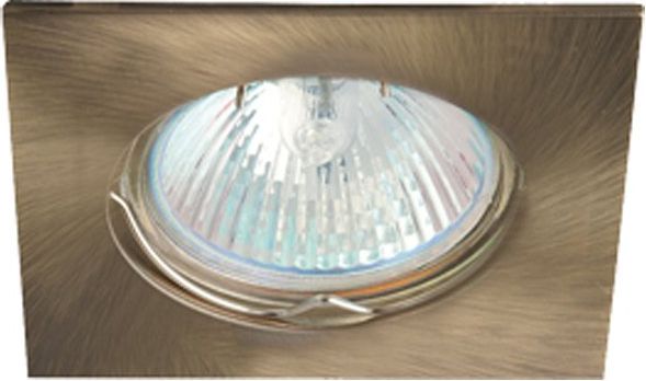 GREENLUX Oczko halogenowe IZZY MR16 GU5,3 50W patynowy mosiądz (GXPL009)