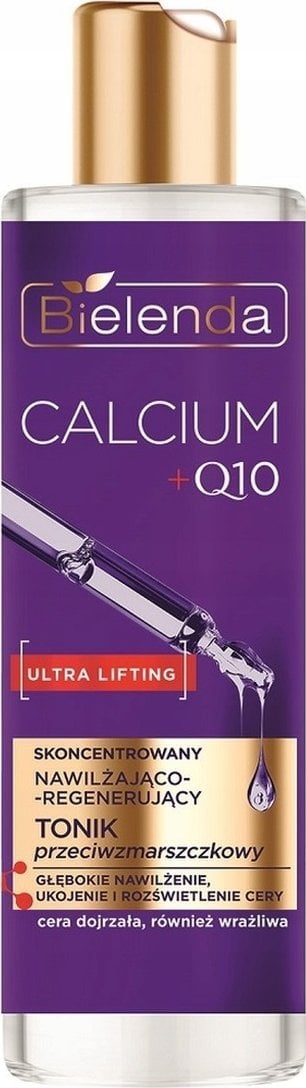 Bielenda BIELENDA_Calcium Q10 skoncentrowany oczyszczająco-nawilżający tonik przeciwzmarszczkowy 200ml