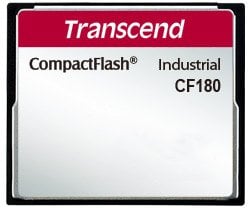 Karta Transcend CompactFlash Card CF180I, 128MB, SLC mode WD-15, Wide Temp.
