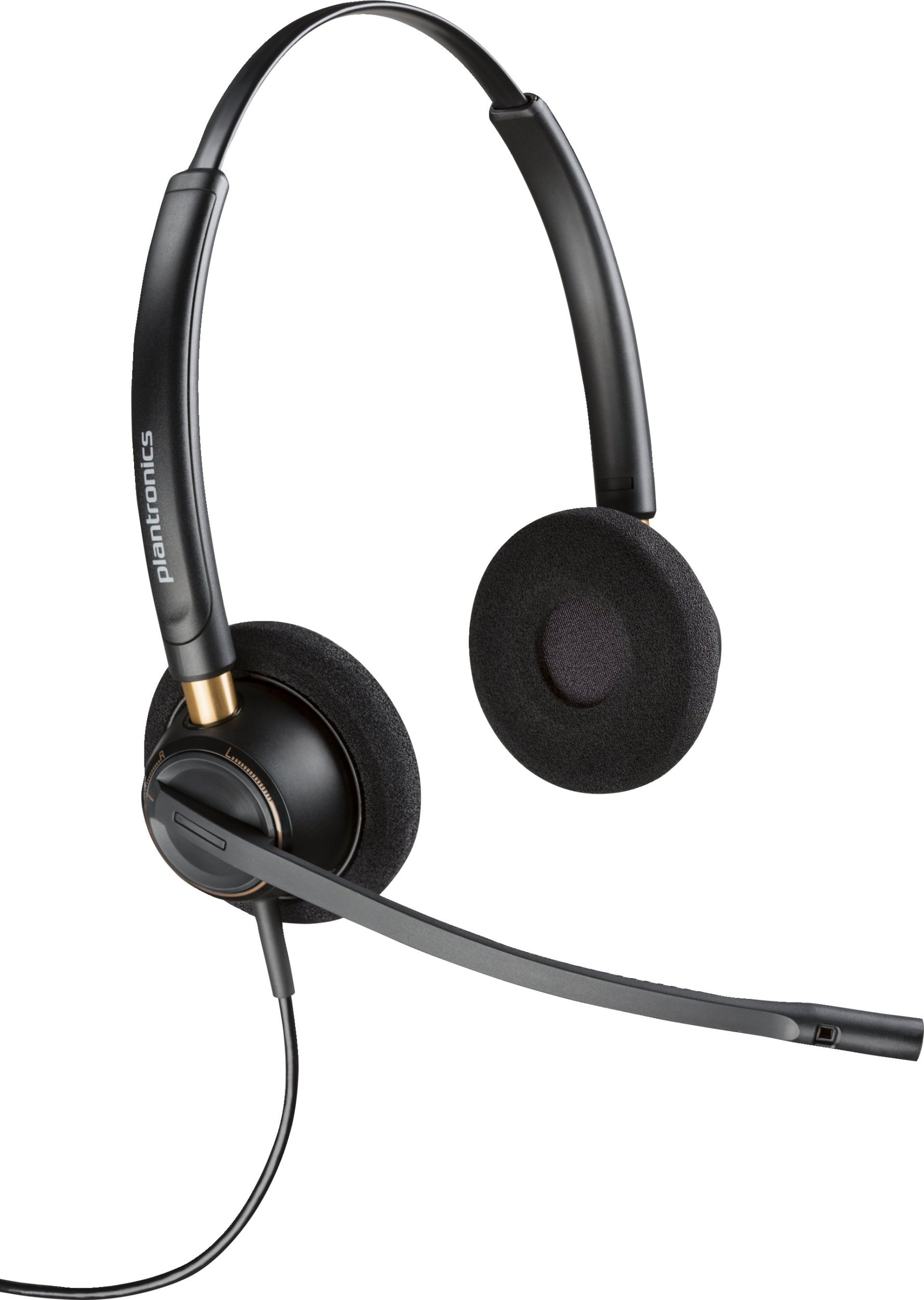 Słuchawki Poly Poly EncorePro HW520D - EncorePro 500 series - Headset - On-Ear - kabelgebunden - Quick Disconnect - Schwarz - Zertifiziert fur Skype f