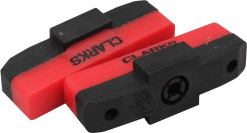 Clarks Klocki Hamulcowe CPS310 MTB Czerwone 37 mm (CLA-CPS310)