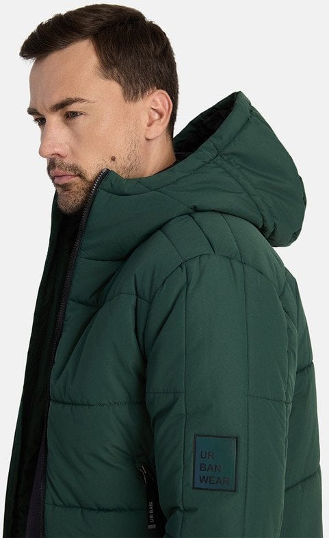 Huppa vyriška žieminė striukė HARTO 1, 300g, tamsiai žalia