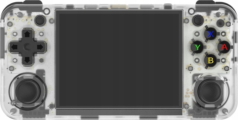 Przenośna konsola retro ANBERNIC RG35xx H WHITE TRANSPARENT