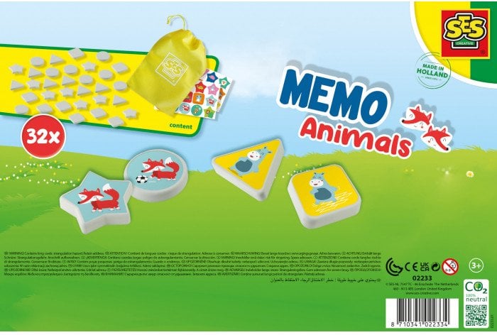 ses creative SES Memo gra - zwierzątka 02233