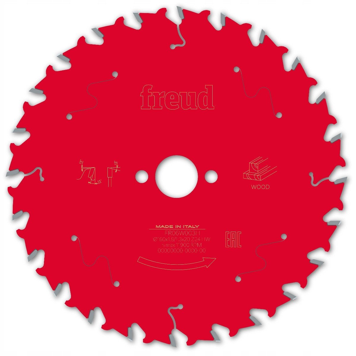 Tarcza Pil. FR06W003H 160X20-24