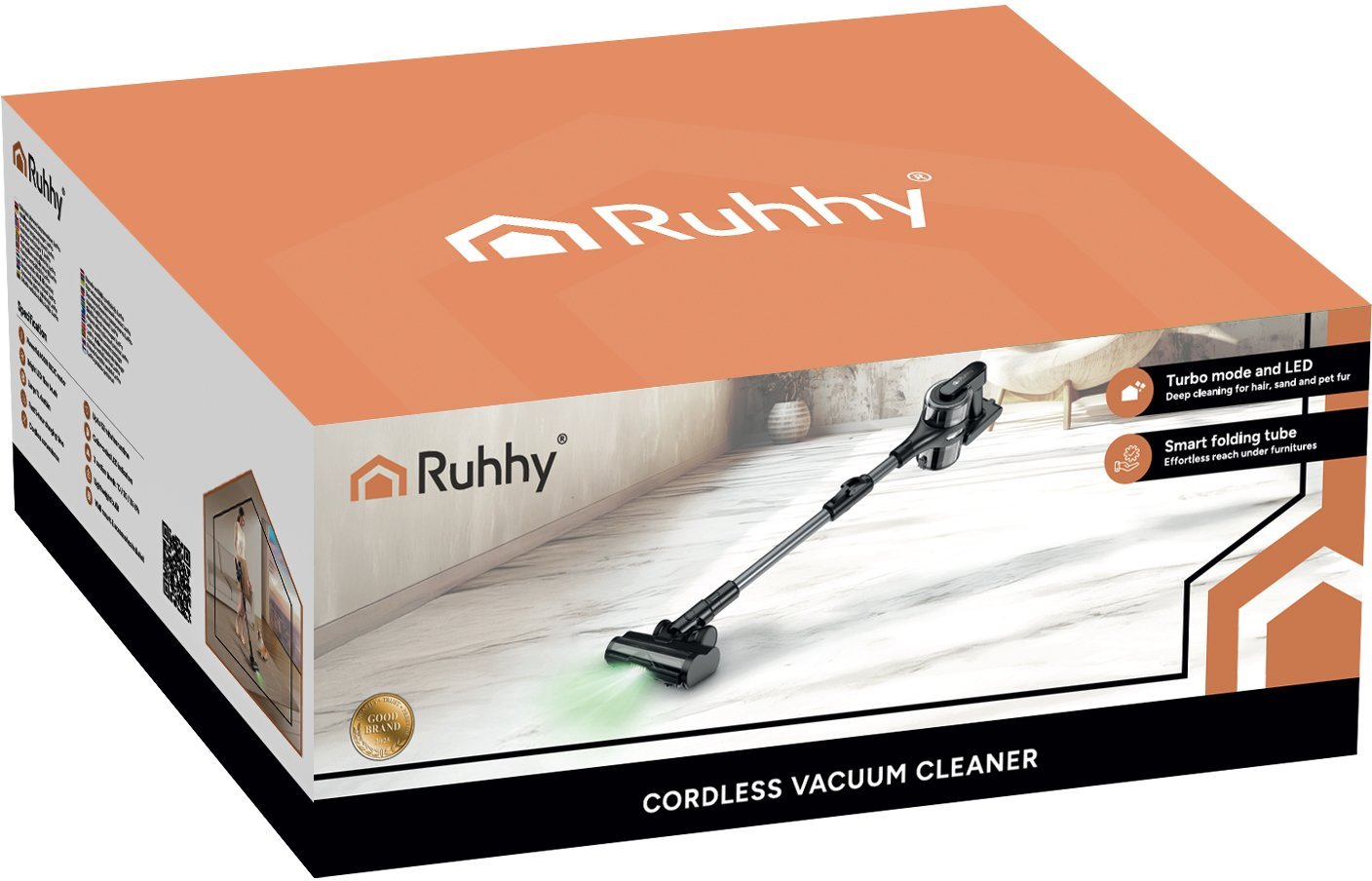 Odkurzacz pionowy Ruhhy Odkurzacz pionowy bezprzewodowy LunPro 26708