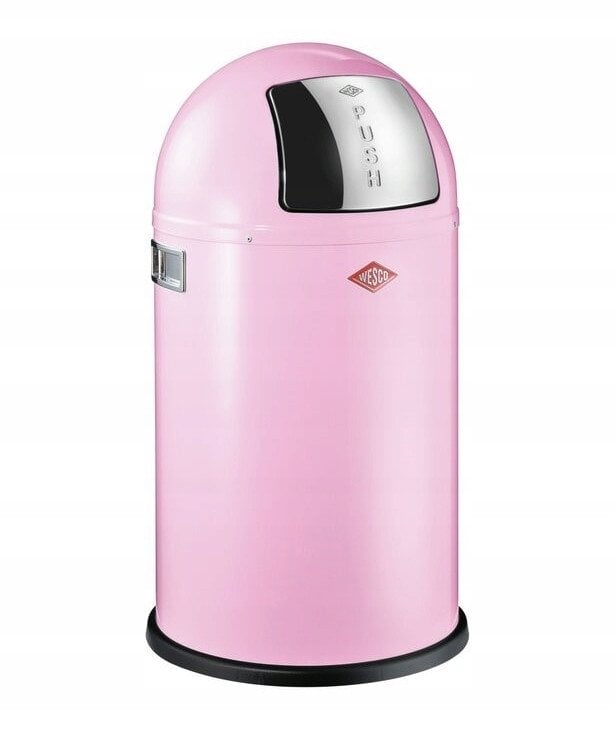 Kosz na śmieci różowy 22l Pushboy Junior - Wesco